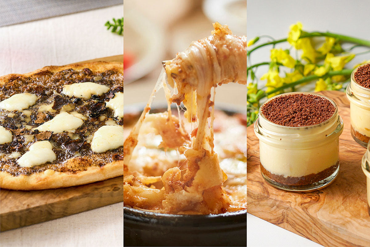 オービカ モッツァレラバー 人気商品詰め合わせ ギフトセット（トリュフピッツァ、ラザニア、ティラミス）